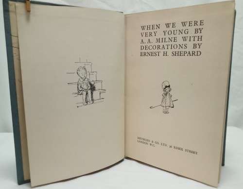 When we were very young by AA Milne 1949