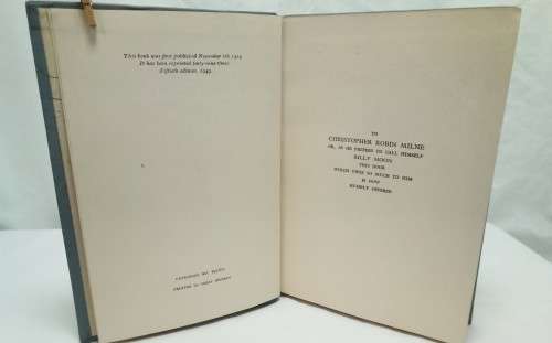 When we were very young by AA Milne 1949