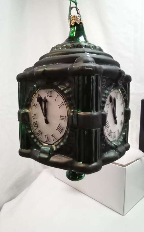 Marshall Field`s CLOCK Christmas decoration by Christopher Radko (1999)
