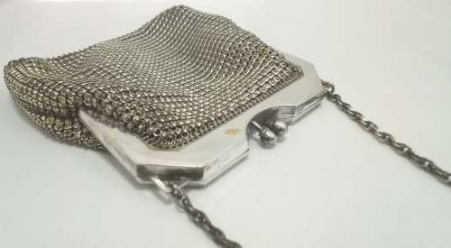 Vintage Whiting and Davis Mesh purse