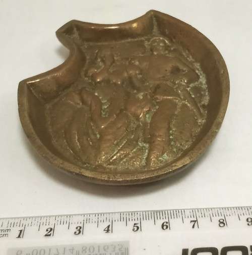 Lovely vintage brass ashtray