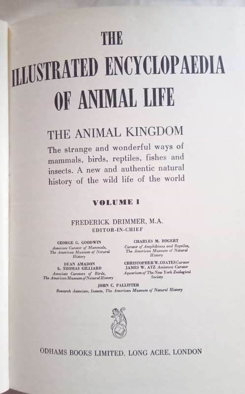 Mammals: New Illustrated Animal Kingdom 1961 Volume 1-9