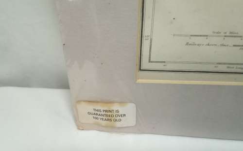 Beautiful Anglesey Ynys Môn Wales antique map