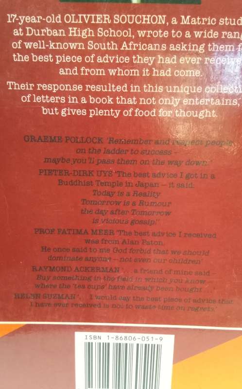 Tips from the Top compiled by Olivier Souchon 1988
