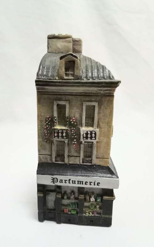 Little Resin hand painted `Perfumerie` building