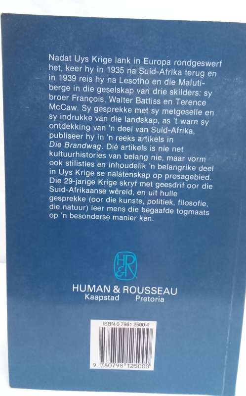 Na die Maluti`s - Uys Krige