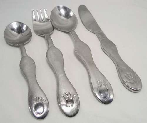 4 Piece Children`s Cutlery set in beautiful condition