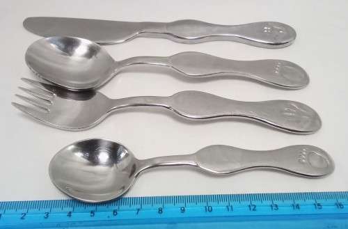 4 Piece Children`s Cutlery set in beautiful condition