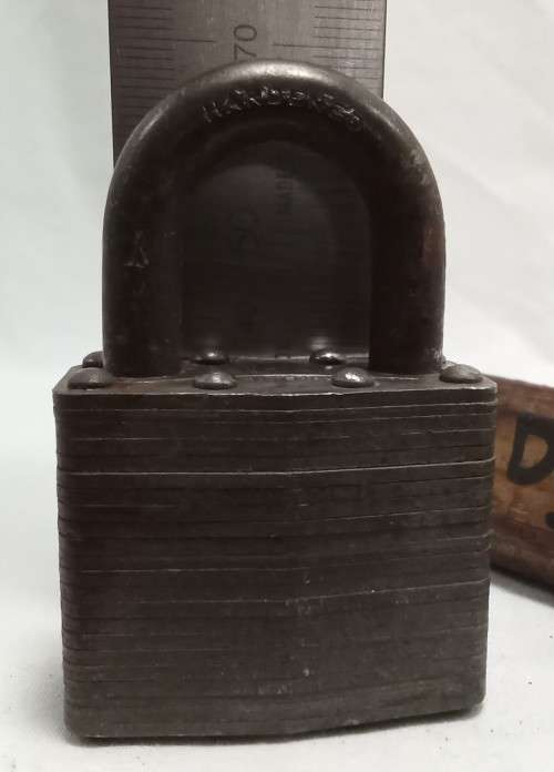 Vintage Padlock -  Master no.1 with (lion) key