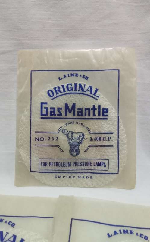 14 Vintage L.Aine & co. No.252 300/400 gas mantles