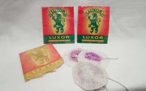 6 Vintage Luxor 100CP single tie gas mantles