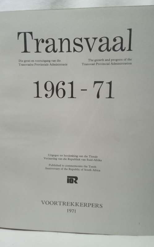 Transvaal 1961-71