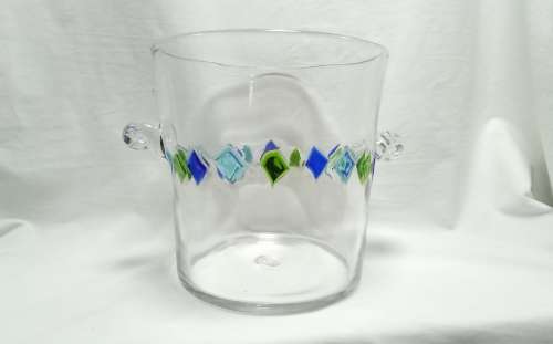 Beautiful glass ice bucket/wine cooler