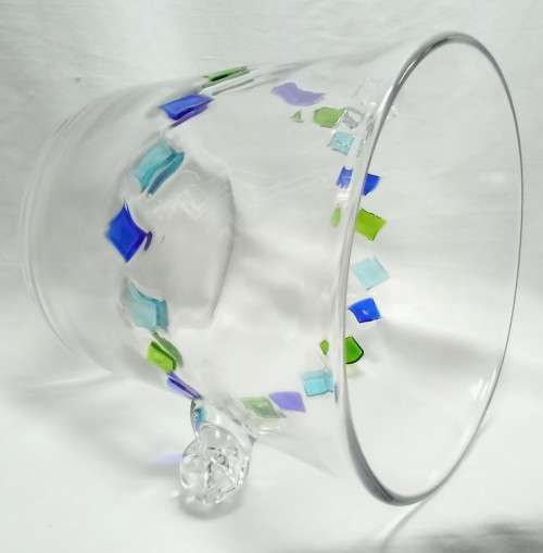 Beautiful glass ice bucket/wine cooler