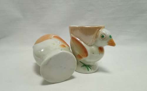 The cutest two vintage egg cups