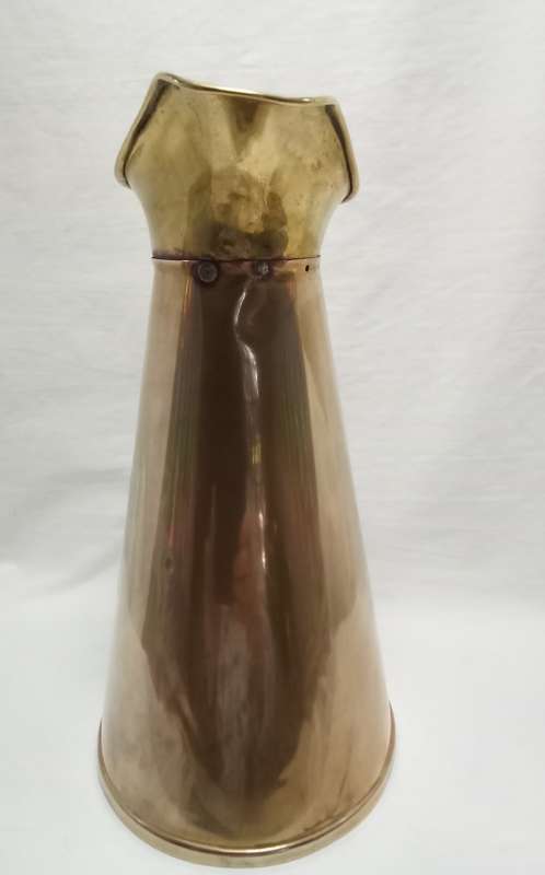 Stunning Joseph Sankey & Sons solid brass jug