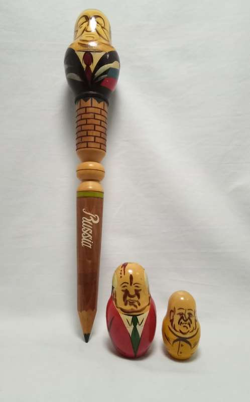 Interesting political character Matryoshka pencil