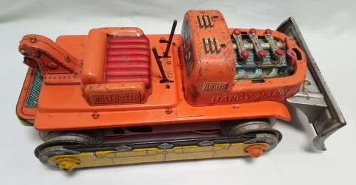 1950`-60`s Handy Hank Bulldozer tin toy
