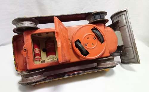 1950`-60`s Handy Hank Bulldozer tin toy