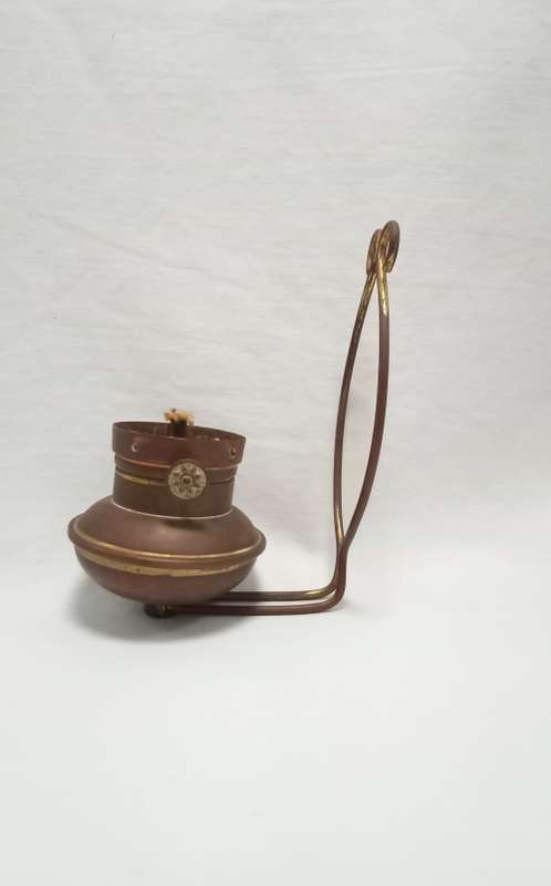 Very cute vintage small wall hanging paraffin lamp