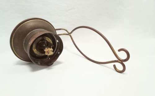 Very cute vintage small wall hanging paraffin lamp