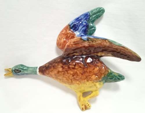 Two Vintage flying mallard ducks - no maker`s mark