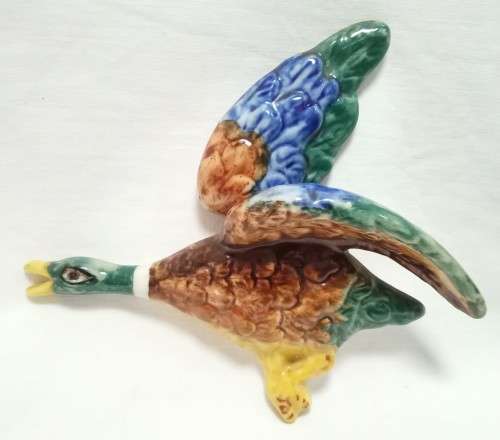 Two Vintage flying mallard ducks - no maker`s mark
