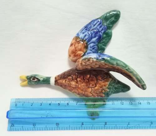 Two Vintage flying mallard ducks - no maker`s mark