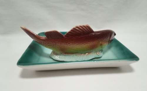 Lovely vintage ashtray with fish