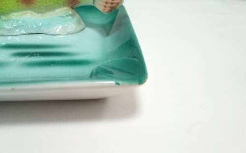 Lovely vintage ashtray with fish