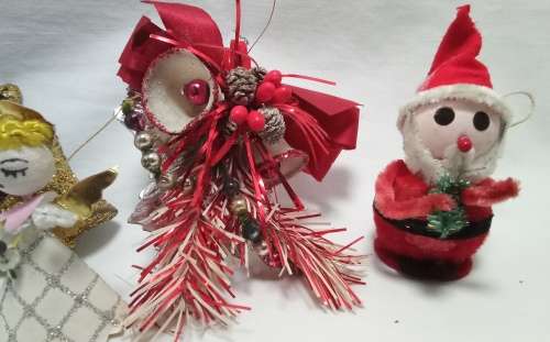 Cute authentic vintage Christmas fun pieces