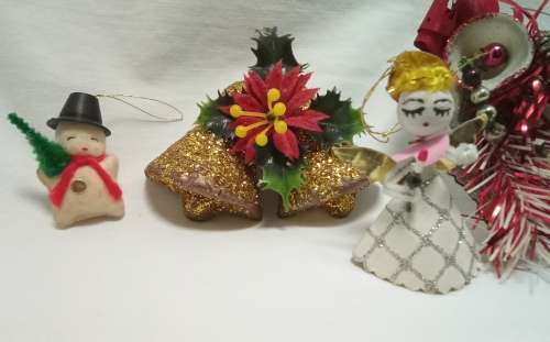 Cute authentic vintage Christmas fun pieces