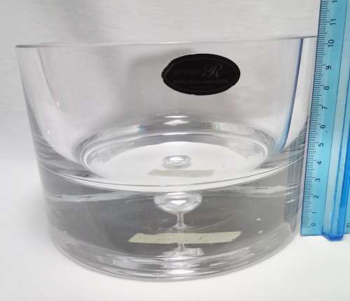 Magnificent Ernst Rosenthal Kristalglas Bowl - 3kgs of crystal glass!