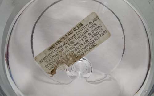 Magnificent Ernst Rosenthal Kristalglas Bowl - 3kgs of crystal glass!