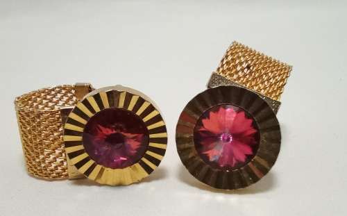 Stunning vintage gold dress jewellery cufflinks