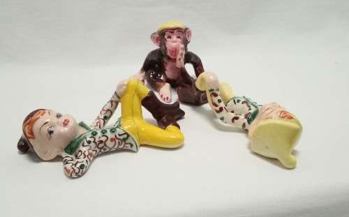 Three cute vintage Capri figurines