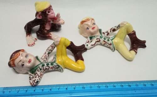Three cute vintage Capri figurines