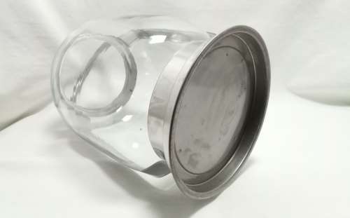 Pretty large glass candle lantern