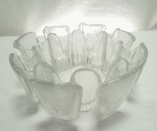 Vintage Humppila (Finland) Art glass bowl