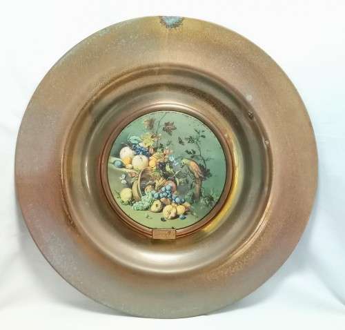 Lovely large vintage 1960s Trafford plaque made in England `Fruits`