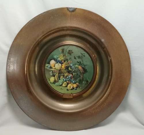 Lovely large vintage 1960s Trafford plaque made in England `Fruits`