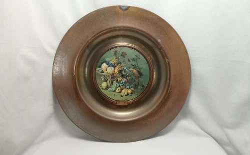Lovely large vintage 1960s Trafford plaque made in England `Fruits`