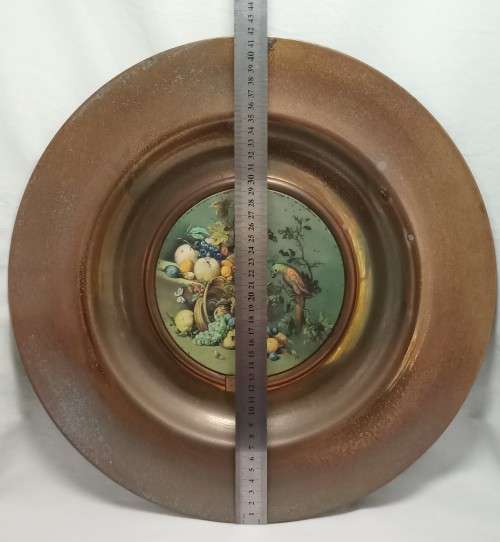 Lovely large vintage 1960s Trafford plaque made in England `Fruits`