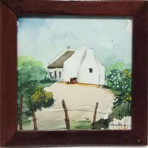 Two Beautiful original miniature watercolor paintings
