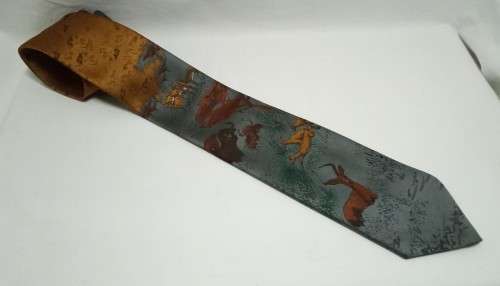 Very elegant Cravateur endangered wildlife tie - Buffalo