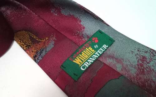 Cravateur endangered wildlife tie - Cheetahs