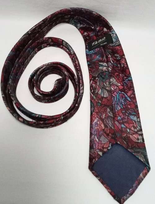 Gorgeous vintage Fabio Milano tie - beautiful vibrant colours