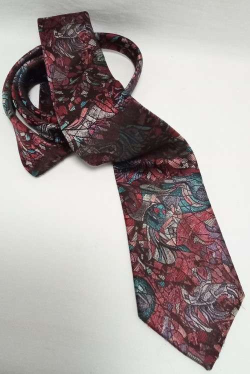 Gorgeous vintage Fabio Milano tie - beautiful vibrant colours