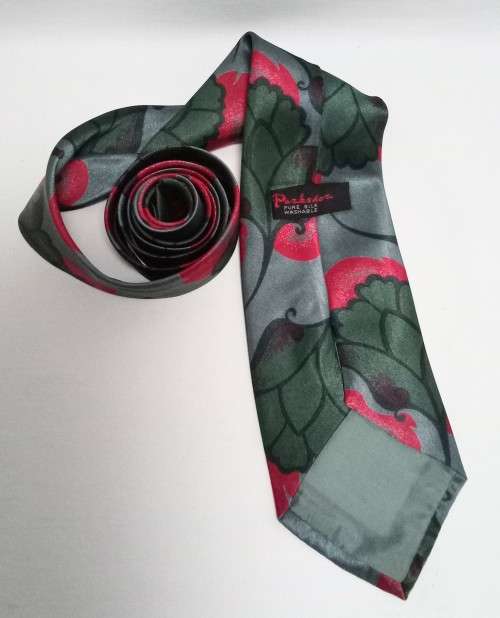 Parksdea pure silk tie - beautiful vibrant colours