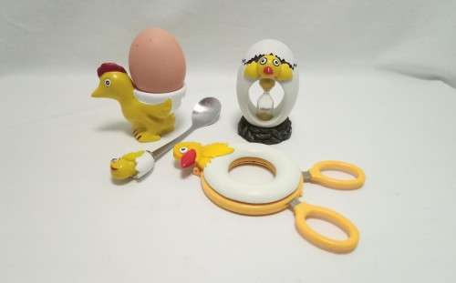 Cutest Chick themed boiled egg set